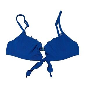 Cosabella Mare Bluebird Fine Romance Push Up Bikini Top Women's 2 Vacation NWT